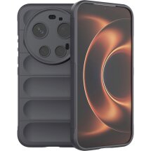 Силіконовий (TPU) чохол Deexe Terra Case для Xiaomi 17 Ultra - Dark Grey: фото 1 з 6