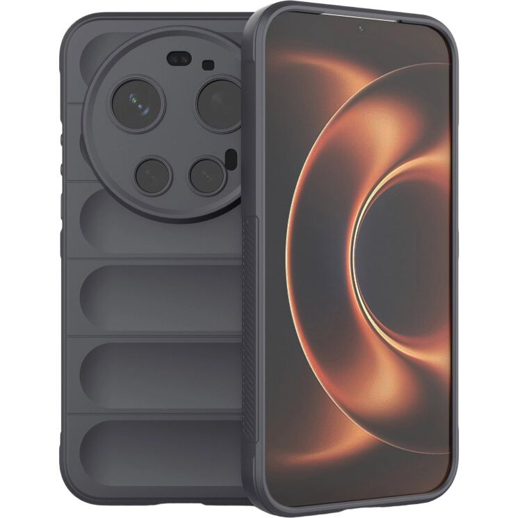 Силіконовий (TPU) чохол Deexe Terra Case для Xiaomi 17 Ultra - Dark Grey (407555DH) Силіконовий (TPU) чохол Deexe Terra Case для Xiaomi 17 Ultra - Dark Grey: фото 1 з 6