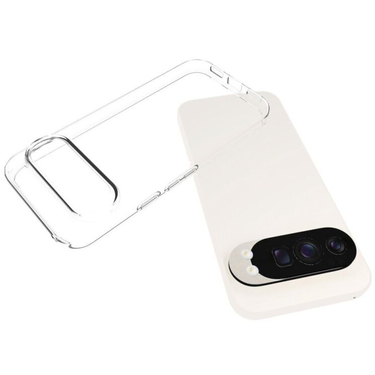 Силіконовий (TPU) чохол Deexe UltraThin для Google Pixel 10 / 10 Pro - Transparent: фото 2 з 5
