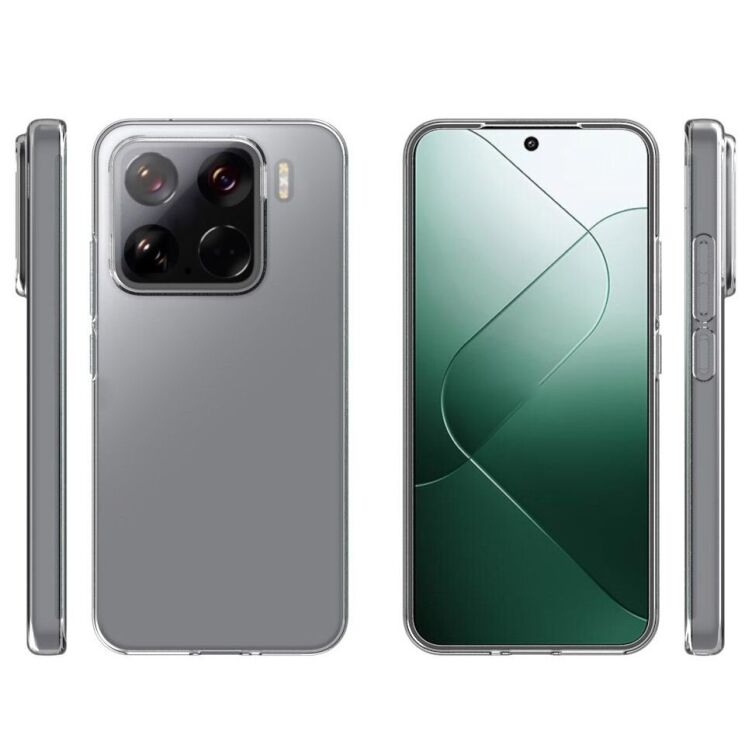 Силиконовый (TPU) чехол Deexe UltraThin для Xiaomi 15 - Transparent: фото 5 из 5