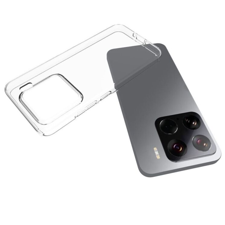 Силиконовый (TPU) чехол Deexe UltraThin для Xiaomi 15 - Transparent: фото 4 из 5