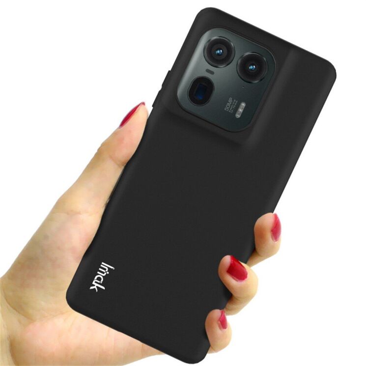 Силиконовый (TPU) чехол IMAK UC-3 Series для Motorola Edge 50 Ultra - Black: фото 6 из 9