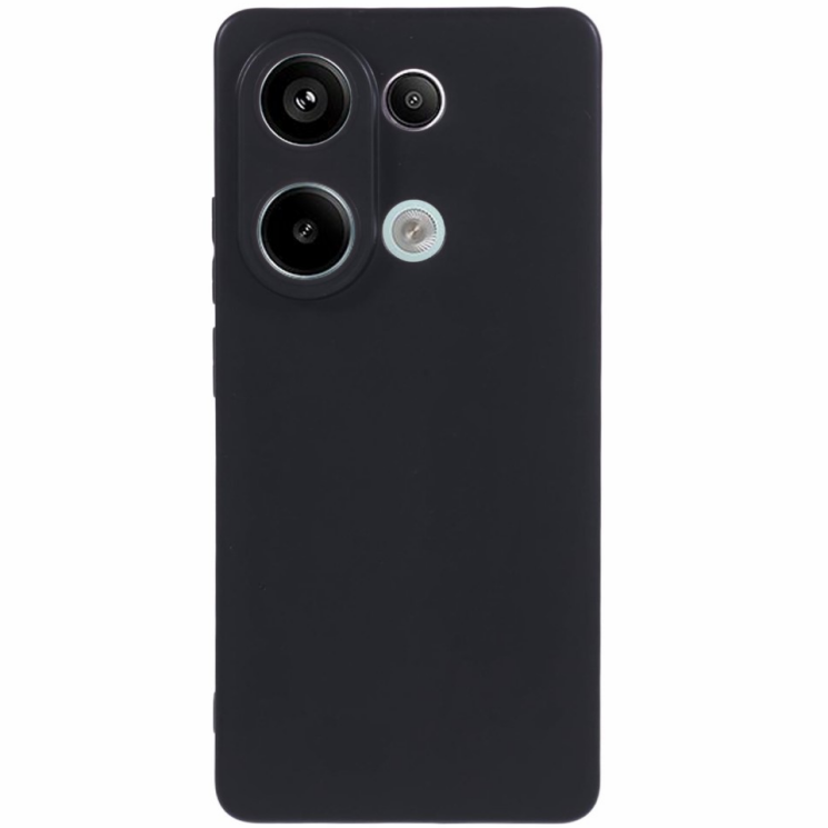 Силиконовый (TPU) чехол IMAK UC-3 Series для Xiaomi Redmi 13C / Poco C65 - Black: фото 2 из 11