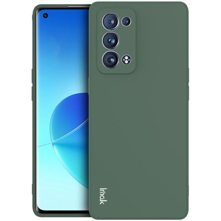 Силиконовый (TPU) чехол IMAK UC-4 Series для OPPO Reno 6 Pro / 6 Pro Plus - Midnight Green: фото 1 из 16