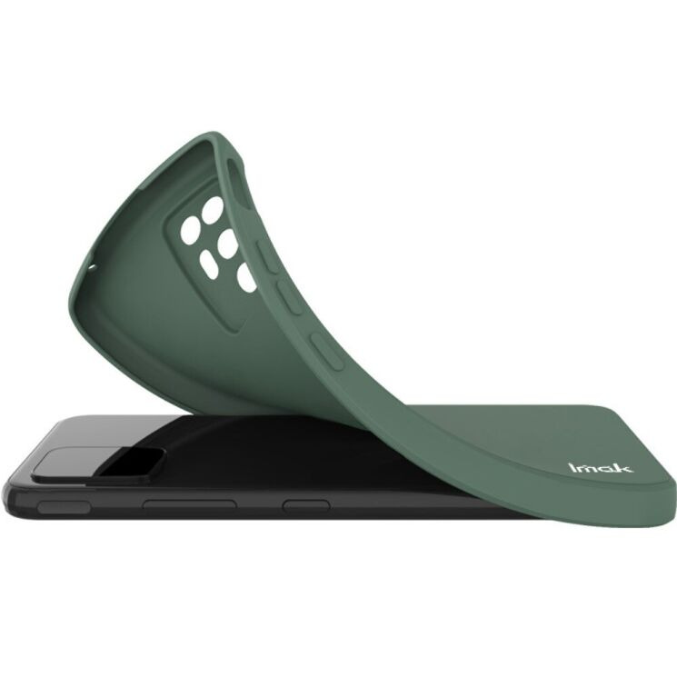 Силиконовый (TPU) чехол IMAK UC-4 Series для OPPO Reno 6 Pro / 6 Pro Plus - Midnight Green: фото 5 из 16