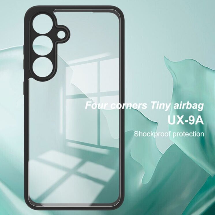 Силиконовый (TPU) чехол IMAK UX-9A Series для Samsung Galaxy S25 Plus (S936) - Black: фото 5 из 9