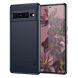 Силиконовый (TPU) чехол MOFI Carbon Fiber для Google Pixel 7 Pro - Blue (308266L). Фото 1 из 8