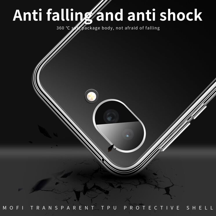 Силиконовый (TPU) чехол MOFI Thin Guard для Google Pixel 10a - Transparent: фото 8 из 9