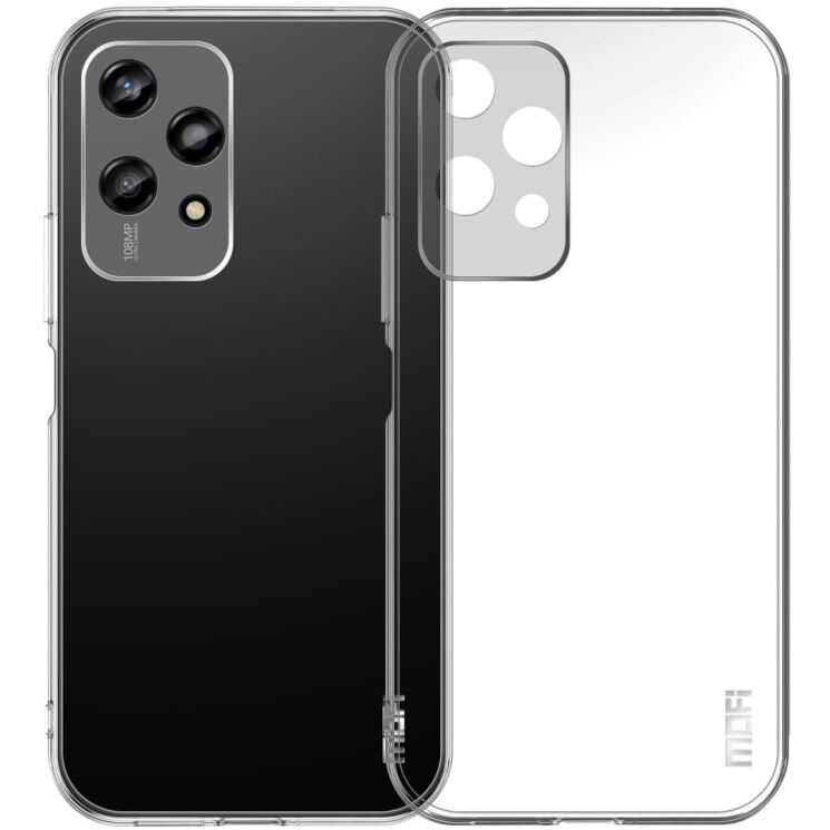 Силиконовый (TPU) чехол MOFI Thin Guard для Honor 200 Lite - Transparent: фото 1 из 11