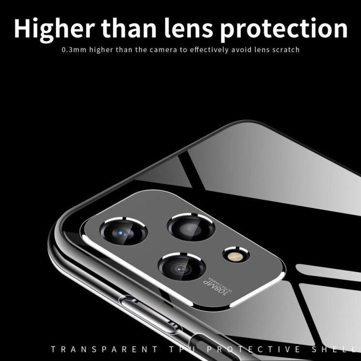 Силиконовый (TPU) чехол MOFI Thin Guard для Honor 200 Lite - Transparent: фото 6 из 11