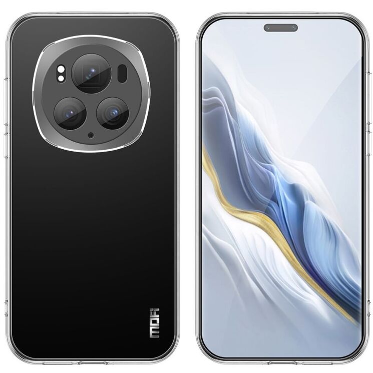 Силиконовый (TPU) чехол MOFI Thin Guard для Honor Magic 6 Pro - Transparent: фото 2 из 11
