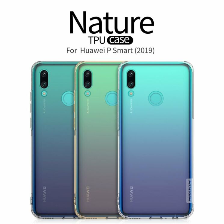 Силіконовий (TPU) чохол NILLKIN Nature для Huawei P Smart (2019) - White: фото 6 з 14