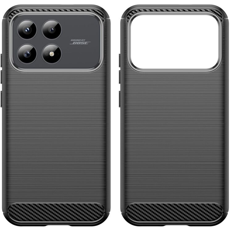 Силиконовый (TPU) чехол UniCase Carbon для Xiaomi Poco F9 Pro - Black (430701B) Силиконовый (TPU) чехол UniCase Carbon для Xiaomi Poco F9 Pro - Black: фото 2 из 8