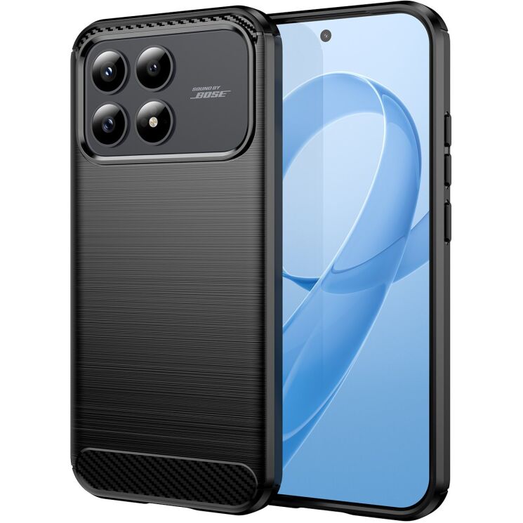 Силиконовый (TPU) чехол UniCase Carbon для Xiaomi Poco F9 Pro - Black (430701B) Силиконовый (TPU) чехол UniCase Carbon для Xiaomi Poco F9 Pro - Black: фото 1 из 8
