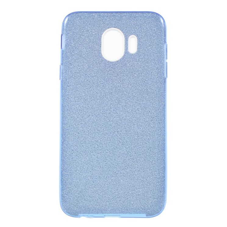 Силиконовый (TPU) чехол UniCase Glitter Cover для Samsung Galaxy J4 2018 (J400) - Blue: фото 1 из 4