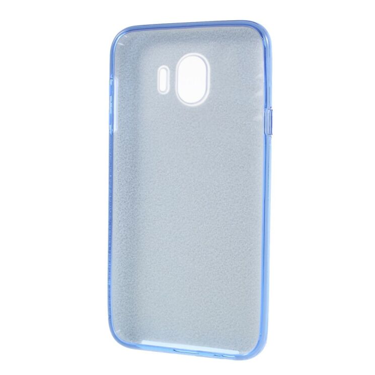 Силиконовый (TPU) чехол UniCase Glitter Cover для Samsung Galaxy J4 2018 (J400) - Blue: фото 3 из 4