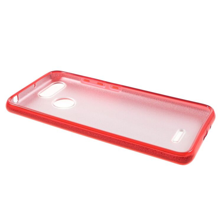 Силиконовый (TPU) чехол UniCase Glitter Cover для Xiaomi Redmi 6 - Red: фото 3 из 4