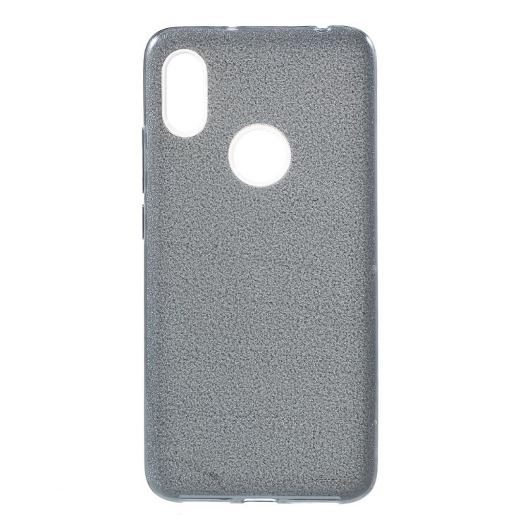 Силиконовый (TPU) чехол UniCase Glitter Cover для Xiaomi Redmi S2 - Black: фото 1 из 7