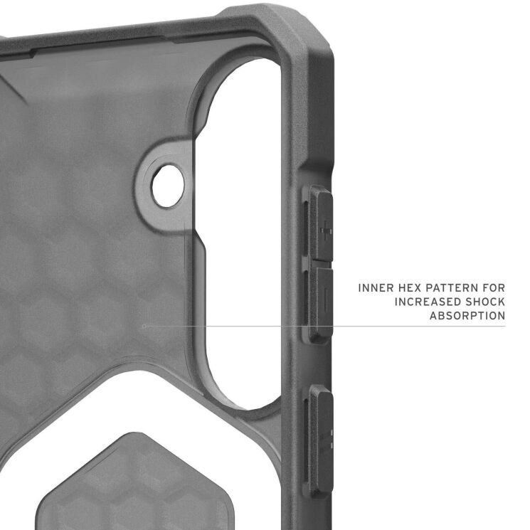 Ударопрочный чехол URBAN ARMOR GEAR Essential Armor MagSafe для Samsung Galaxy S26 (S942) 214534114040 - Black: фото 9 из 10