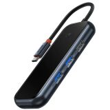 USB HUB Baseus AcmeJoy 7 in 1 (WKJZ010413) - Dark Gray: фото 1 з 31
