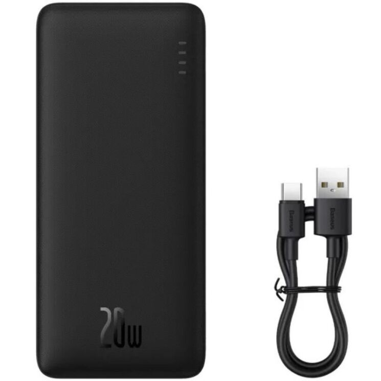 Зовнішній акумулятор Baseus Airpow 20W (10000mAh) PPQD090001 - Black: фото 10 з 26