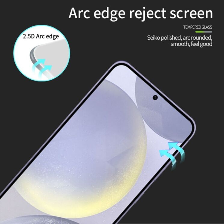Захисне скло MOFI Full Glue Protect для Samsung Galaxy S24 FE (S721) - Black: фото 4 из 8
