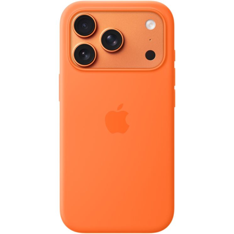 Захисний чохол Copiex Silicone Case with MagSafe для Apple iPhone 17 Pro - Orange: фото 1 з 2
