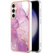 Захисний чохол Deexe Marble Case для Samsung Galaxy S24 FE (S721) - Light Purple (367578LV)