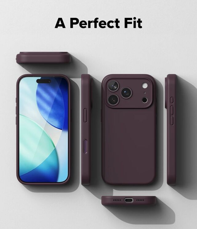 Защитный чехол Ringke Silicone Magnetic для iPhone 18 Pro (8800380463110) - Stone: фото 15 из 20
