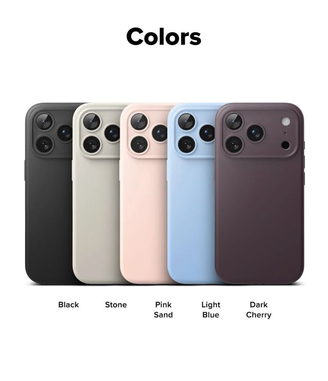 Защитный чехол Ringke Silicone Magnetic для iPhone 18 Pro (8800380463110) - Stone: фото 17 из 20