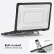 Защитная накладка Deexe Honeycomb Kickstand Design для Apple MacBook Neo (2026) - Navy Blue (236712NB). Фото 11 из 16