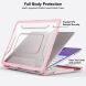 Защитная накладка Deexe Honeycomb Kickstand Design для Apple MacBook Neo (2026) - Navy Blue (236712NB). Фото 8 из 16
