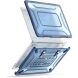 Защитная накладка Deexe Honeycomb Kickstand Design для Apple MacBook Neo (2026) - Navy Blue (236712NB). Фото 2 из 16