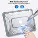 Защитная накладка Deexe Honeycomb Kickstand Design для Apple MacBook Neo (2026) - Navy Blue (236712NB). Фото 13 из 16