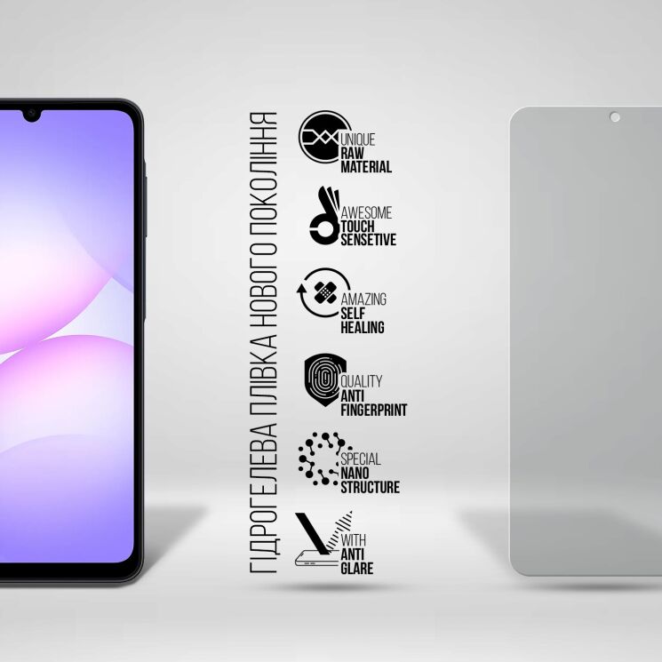 Захисна плівка на екран ArmorStandart Matte для Samsung Galaxy A07 (A075): фото 2 з 5