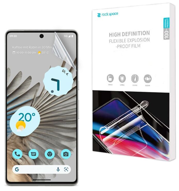 Защитная пленка на экран RockSpace Explosion-Proof SuperClear для Google Pixel 7 Pro: фото 1 из 10