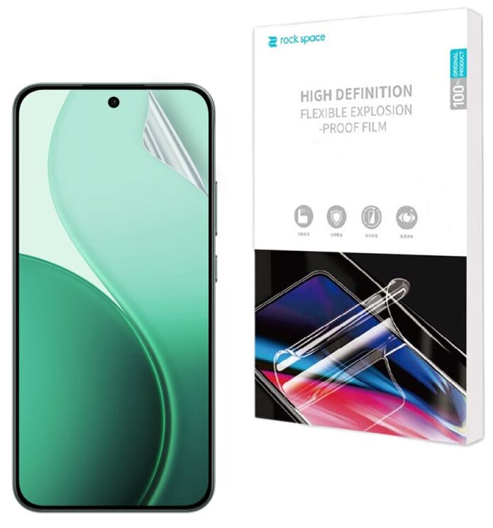 Защитная пленка на экран RockSpace Explosion-Proof SuperClear для OPPO Reno 14 F/FS: фото 1 из 10