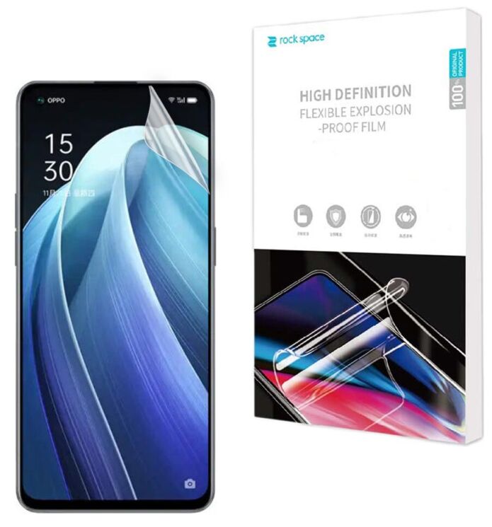 Защитная пленка на экран RockSpace Explosion-Proof SuperClear для OPPO Reno 7 5G Chinese: фото 1 из 10