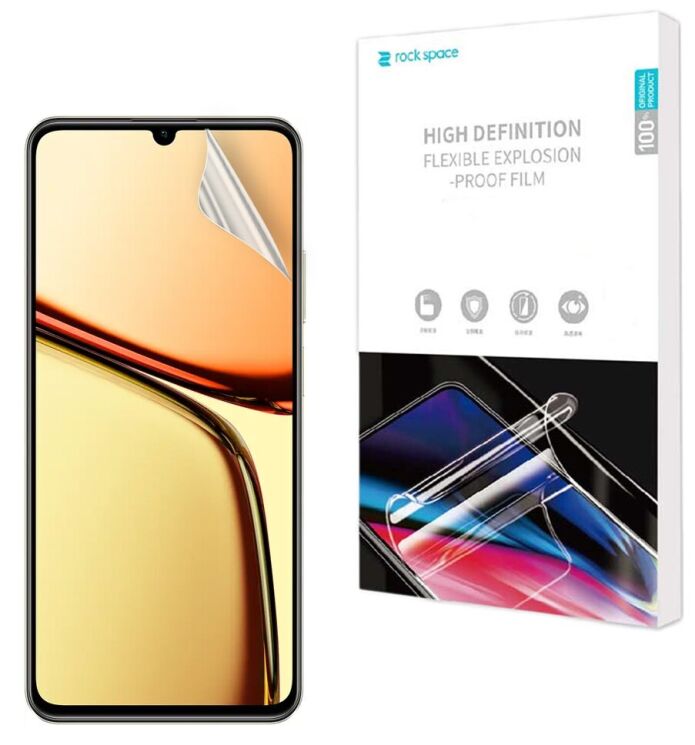 Защитная пленка на экран RockSpace SuperClear для Realme C61: фото 1 из 10