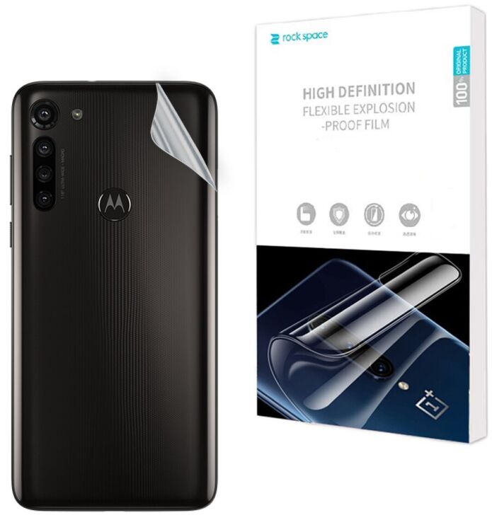Захисна плівка на задню панель RockSpace Explosion-Proof SuperClear для Motorola Moto G8 Power: фото 1 з 10