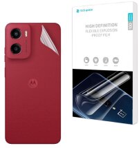 Защитная пленка на заднюю панель RockSpace SuperClear для Motorola Moto G05: фото 1 из 9