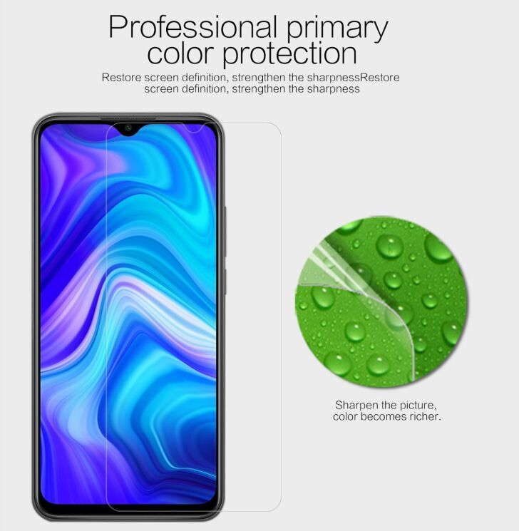 Защитная пленка NILLKIN Crystal для Xiaomi Redmi 9: фото 7 из 13