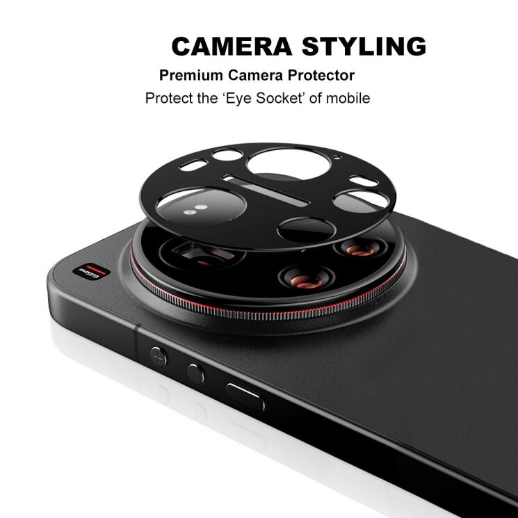 Защитная рамка IMAK Camera Styling для Xiaomi 17 Ultra - Black: фото 2 из 7