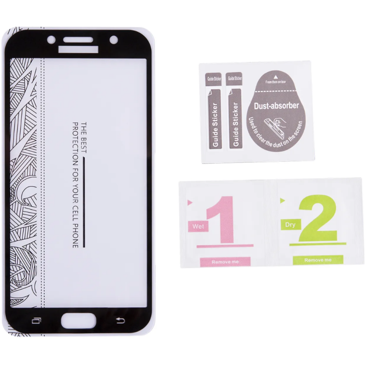 Захисне скло 2E Basic 3D Full Glue для Samsung Galaxy A7 2017 (A720) - Black: фото 2 з 3