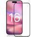 Захисне скло AMORUS Full Glue Tempered Glass для Apple iPhone 16 - Black (360720B). Фото 1 з 11