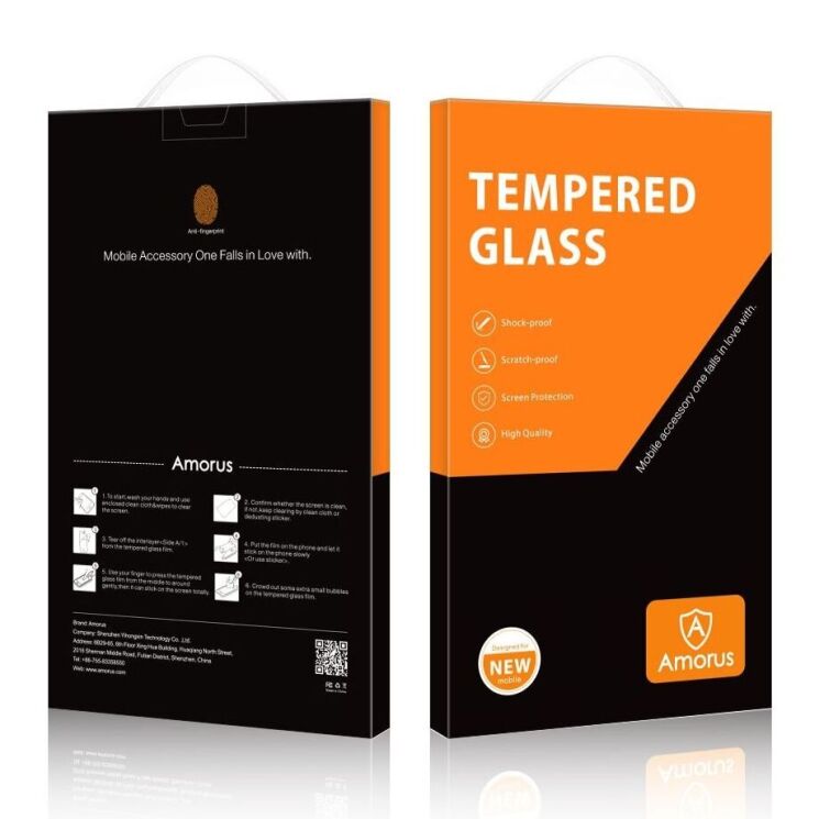 Защитное стекло AMORUS Ultra Clear для Samsung Galaxy A35 (A356) - Transparent: фото 9 из 9