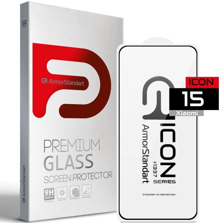 Защитное стекло ArmorStandart Icon 5D для Xiaomi 15 - Black: фото 1 из 5