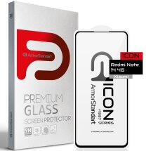 Защитное стекло ArmorStandart Icon 5D для Xiaomi Redmi Note 14 4G - Black: фото 1 из 5