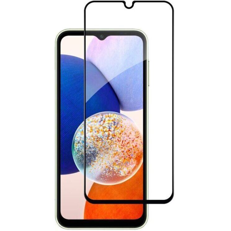 Защитное стекло Deexe 5D Full Glue для Samsung Galaxy A14 (А145) / Galaxy M14 (M146) - Black: фото 1 из 1