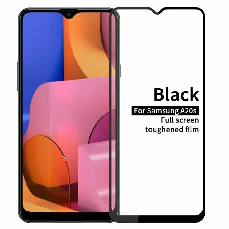 Захисне скло MOFI 9H Full Glue для Samsung Galaxy A20s (A207) - Black: фото 1 з 15